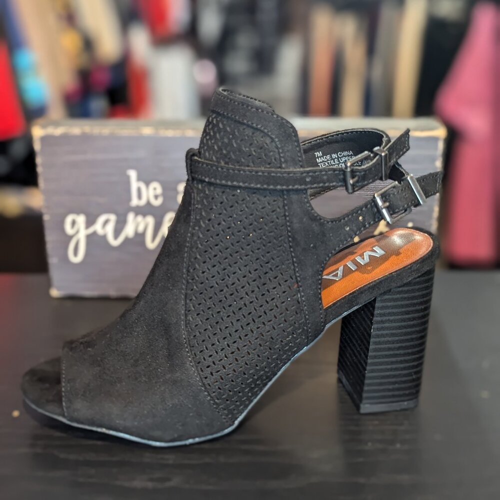 MIA Peep Toe Bootie